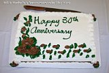 Bill & Rochelle Anniversary cake 5044